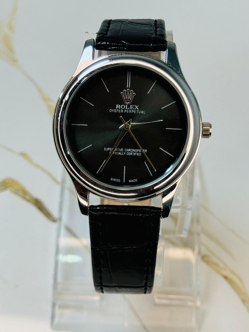 Rolex In Black Belt